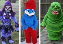 A Creative Mom Crochets a Halloween Costumes For Kids (10)