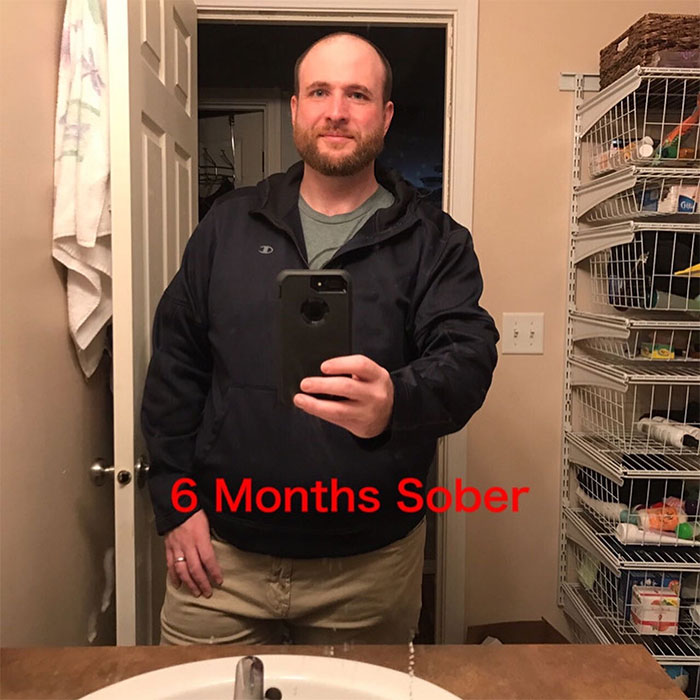 Guy Stops Drinking Alcohol, Shows How Much Sobriety Changed Him in 3 Years