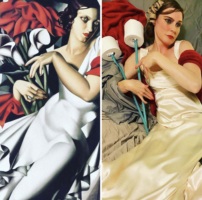 Museums Ask People To Recreate Famous Paintings At Home