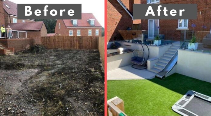 Landscapers Turn This Backyard Into An Amazing Lounge Area low maintenance backyard