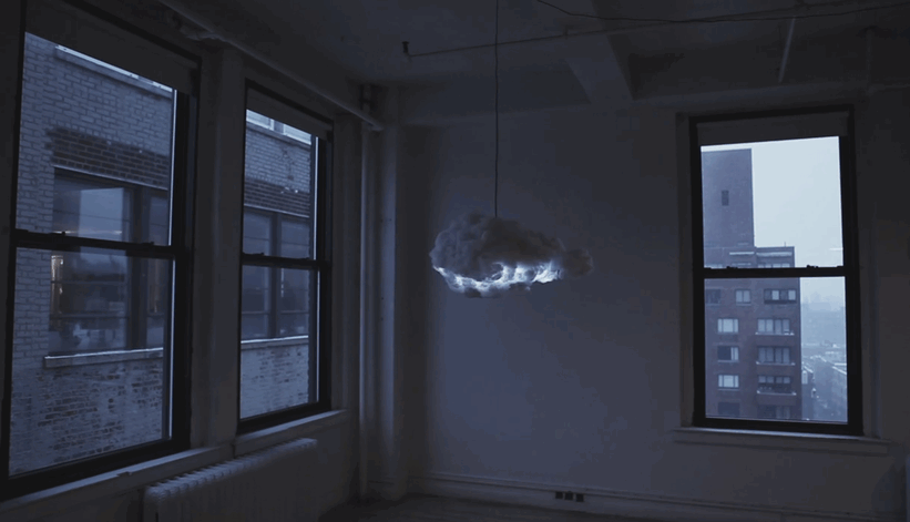 Cloud Lamp Will Bring A Thunderstorm Into Your Living Room