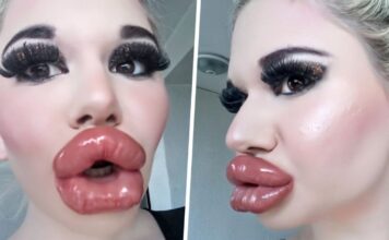 22 Year-old Student from Bulgaria Has World Big Lips Andrea Emilova Ivanova
