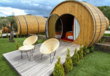 You Can Now Drink Wine All Day Long and Sleep In a Wine Barrel. Quinta da Pancheca located in Douro, Portugal