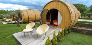You Can Now Drink Wine All Day Long and Sleep In a Wine Barrel. Quinta da Pancheca located in Douro, Portugal
