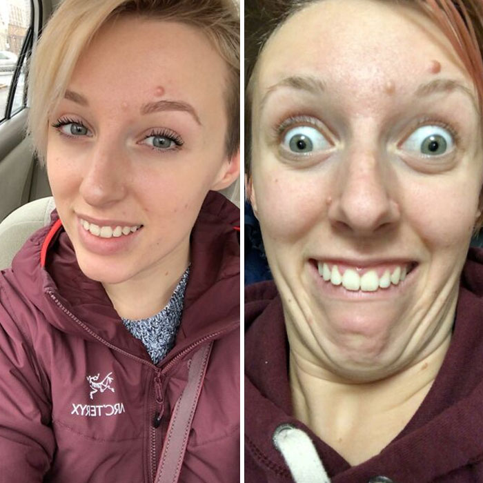 15 Women With A Sense Of Humor Who Showed How Different The Same Person Can Be In A Photo