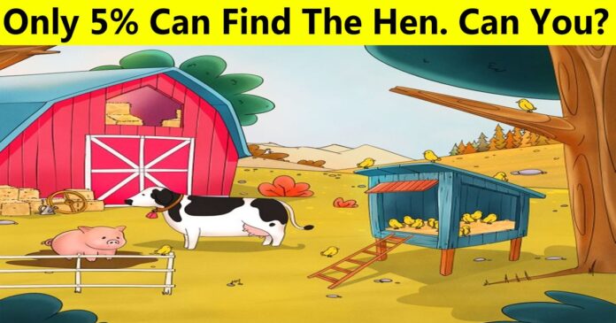 All The Animals At The Farm Are Playing Hide And Seek Today! Help Them to Find The Hen
