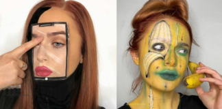 This Makeup Artist Creates Optical Illusion Art On Her Face